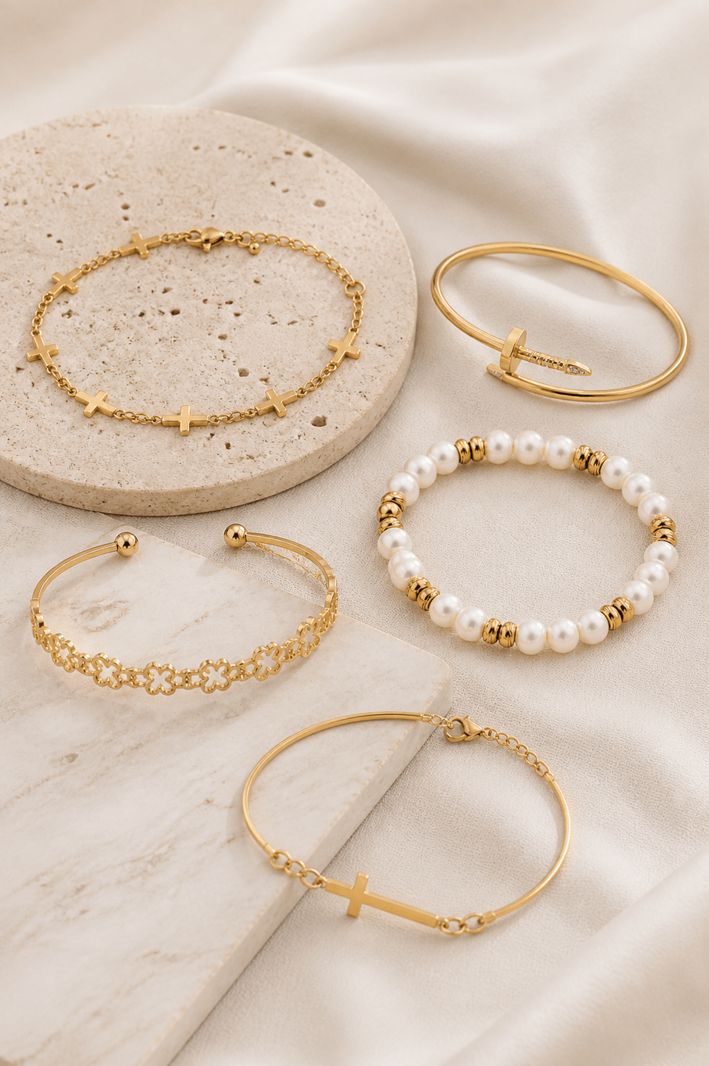 Gold Bracelets & Bangles | KM Jewelry Co.
