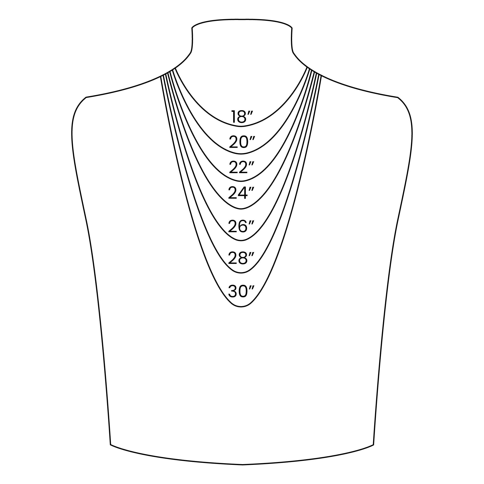 Gold Rope Chain Necklace