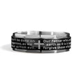 Warrior’s Prayer Ring in Highly Polished Stainless Steel