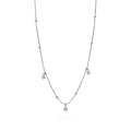 18K Gold PVD Stainless Steel Dangle Stone Necklace
