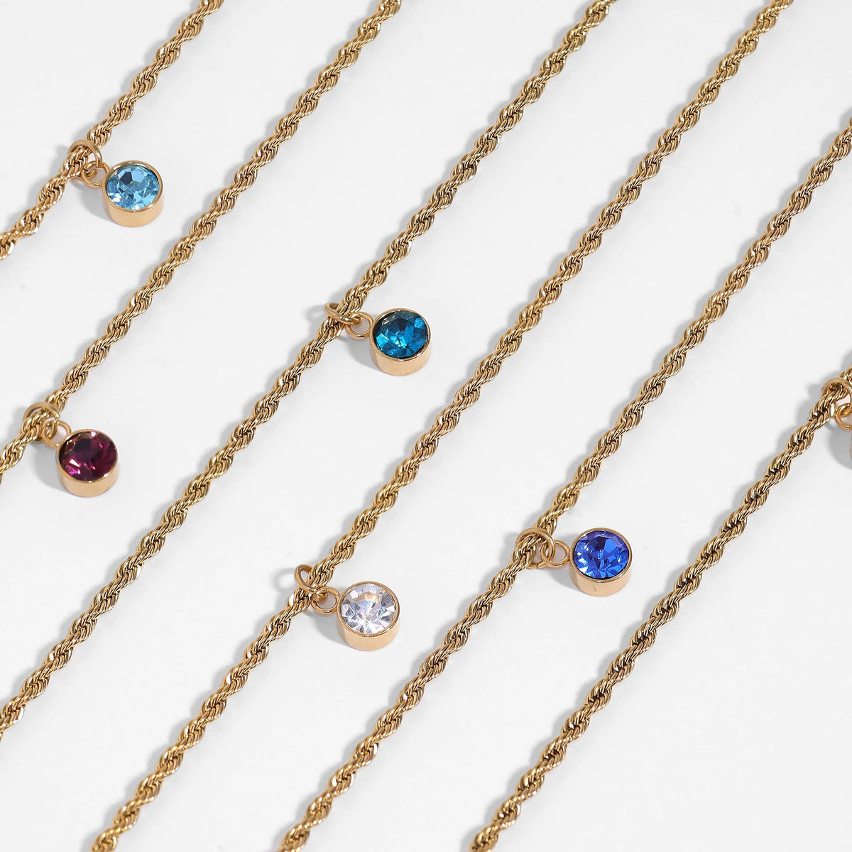 Gold Rope Chain Necklace - KM Jewelry Co.
