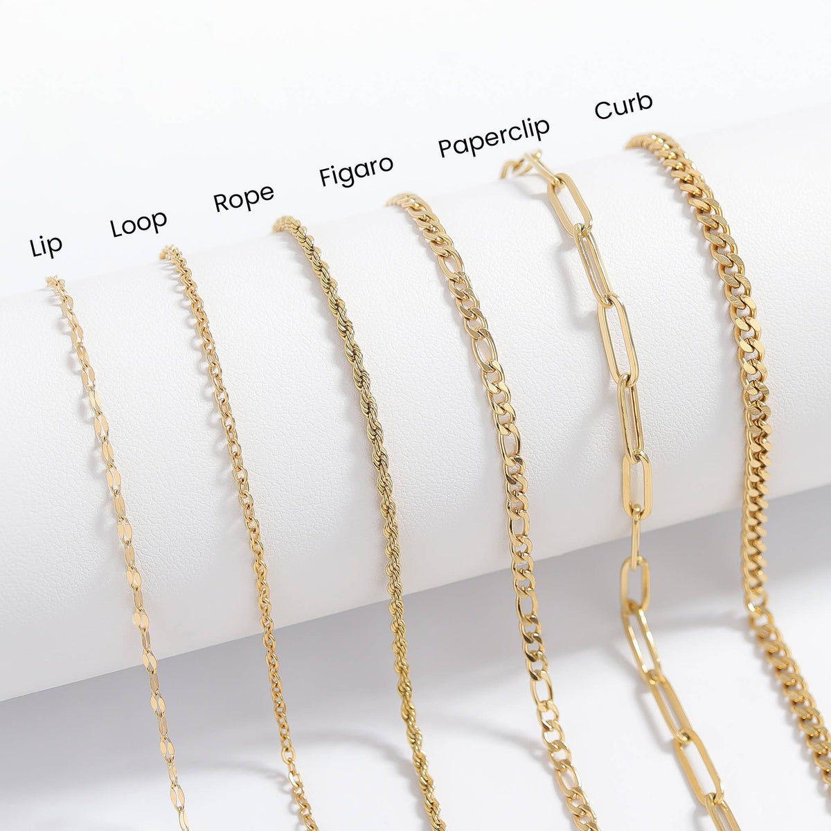 Gold Rope Chain Necklace - KM Jewelry Co.