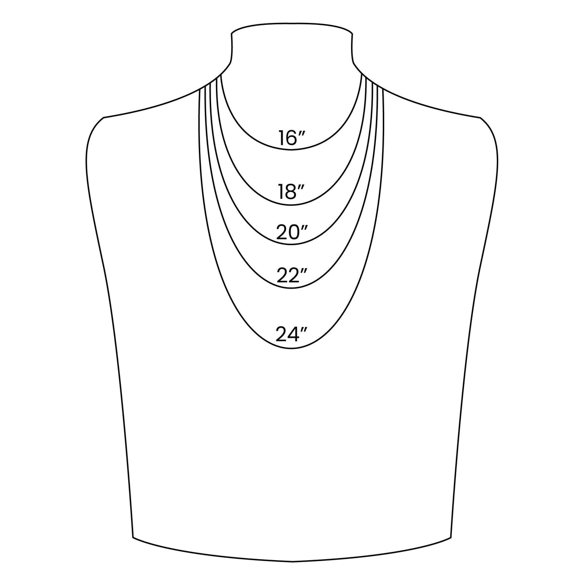 Gold Rope Chain Necklace - KM Jewelry Co.